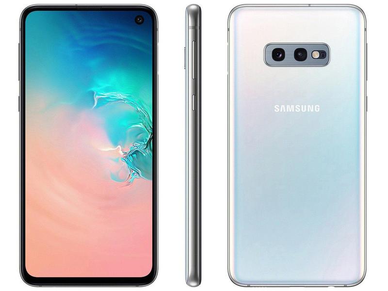 Smartphone Samsung Galaxy S10e 128GB Branco 4G - 6GB RAM 5,8” Câm